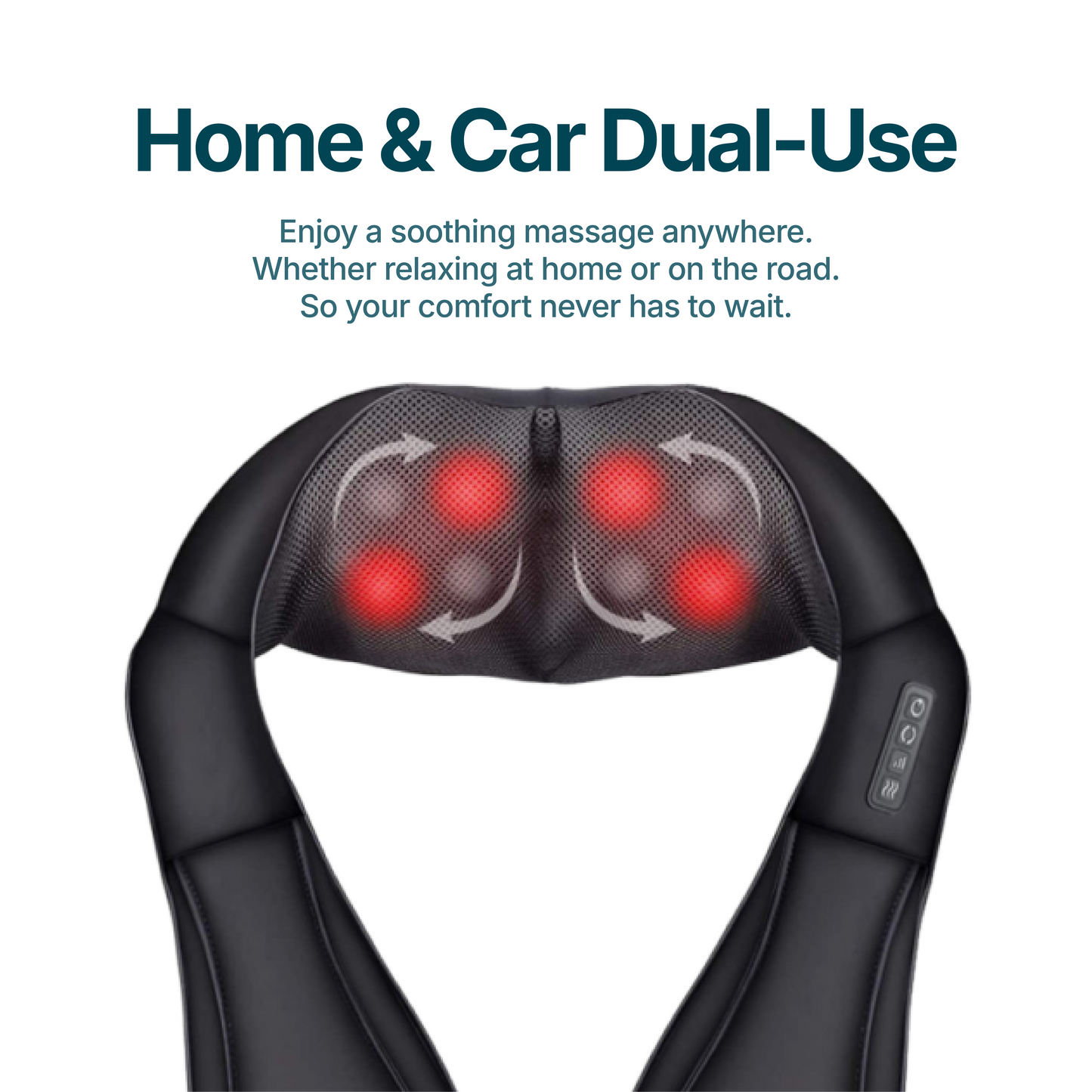 Beckioo Multi-Function Heated Neck & Back Massager.
